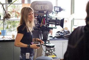 Director CATHERINE HARDWICKE on the set of the motion picture TWILIGHT. Photo by Deana Newcomb, Summit Entertainment (Via MerlinFTP Drop)